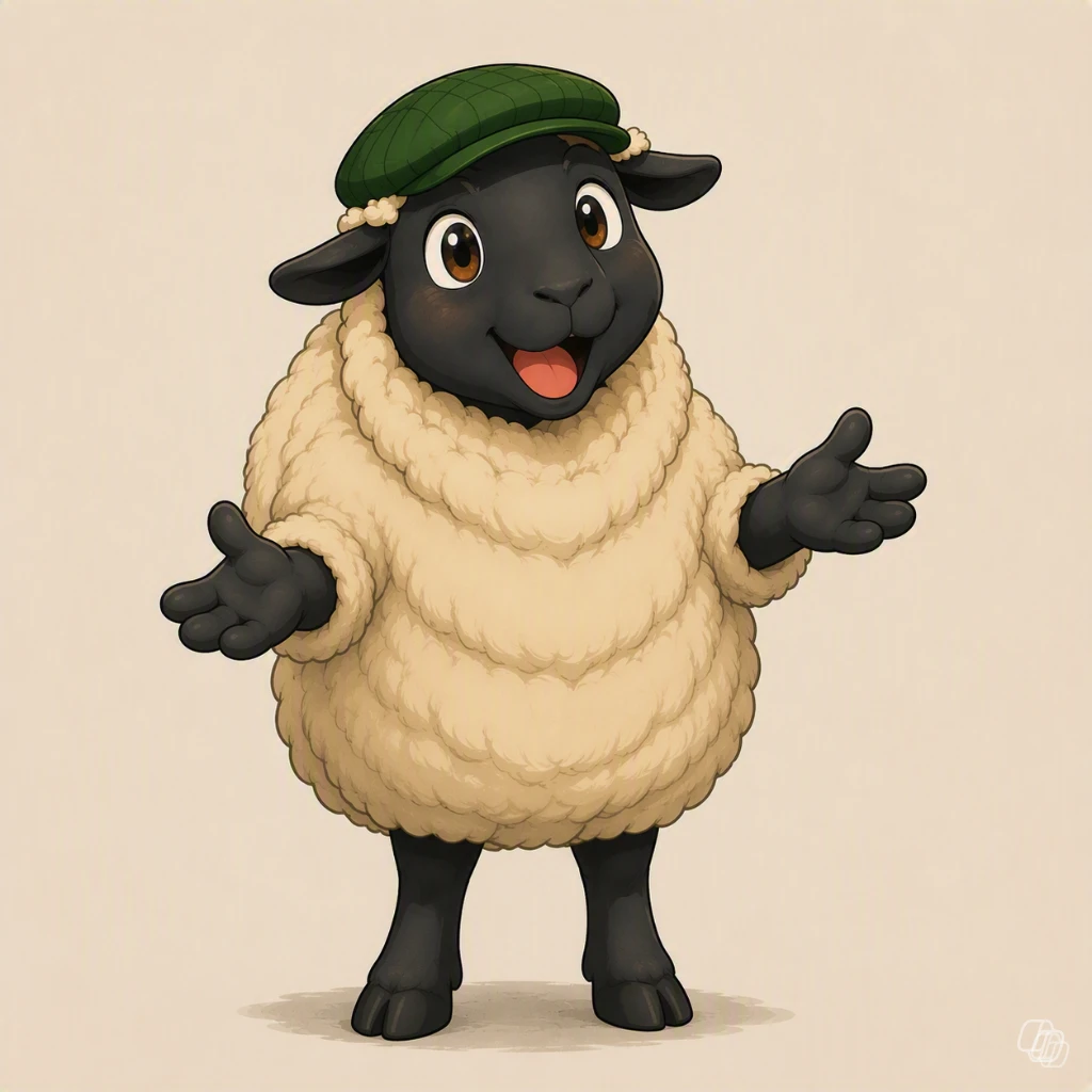 The MCT Summit Dublin 2027 mascot: an illustrated Irish sheep wearing a green flat cap